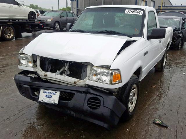 1FTKR1ADXAPA61922 - 2010 FORD RANGER WHITE photo 2