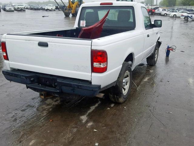 1FTKR1ADXAPA61922 - 2010 FORD RANGER WHITE photo 4