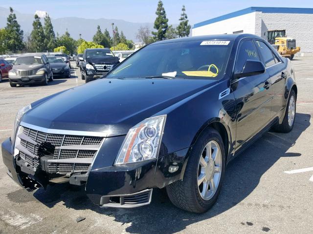 1G6DR57VX80179846 - 2008 CADILLAC CTS HI FEA BLACK photo 2