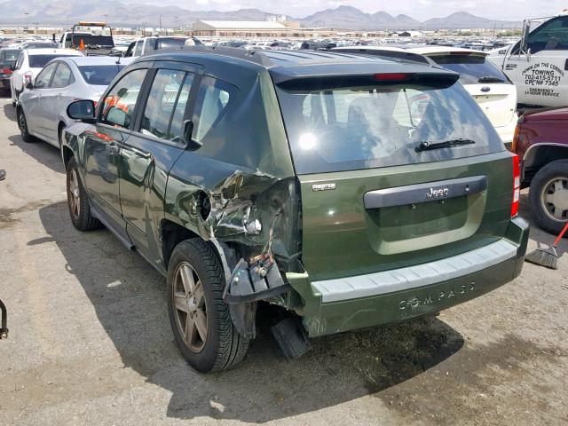 1J8FT47078D727700 - 2008 JEEP COMPASS SP 绿色 照片 3