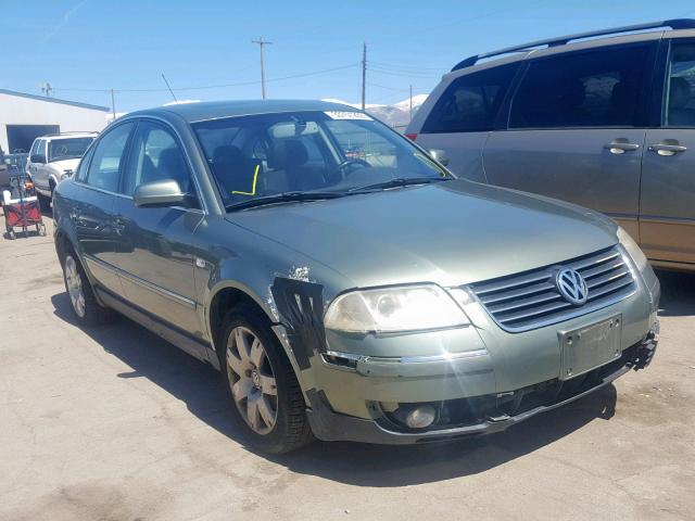 WVWTH63B12P170996 - 2002 VOLKSWAGEN PASSAT GLX GREEN photo 1