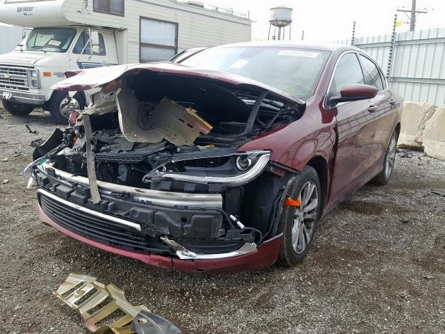 1C3CCCABXFN579407 - 2015 CHRYSLER chrysler 200  photo 2