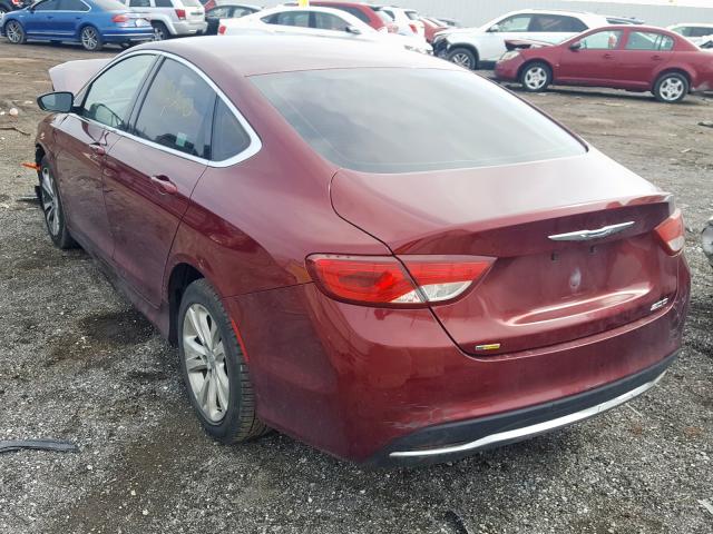 1C3CCCABXFN579407 - 2015 CHRYSLER chrysler 200  photo 3