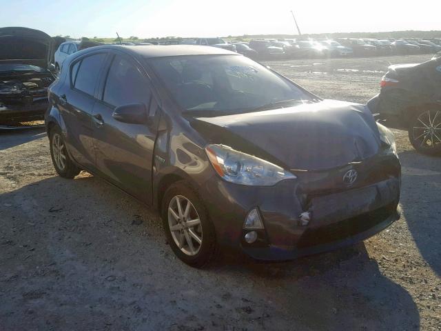 JTDKDTB31C1513388 - 2012 TOYOTA PRIUS C GRAY photo 1