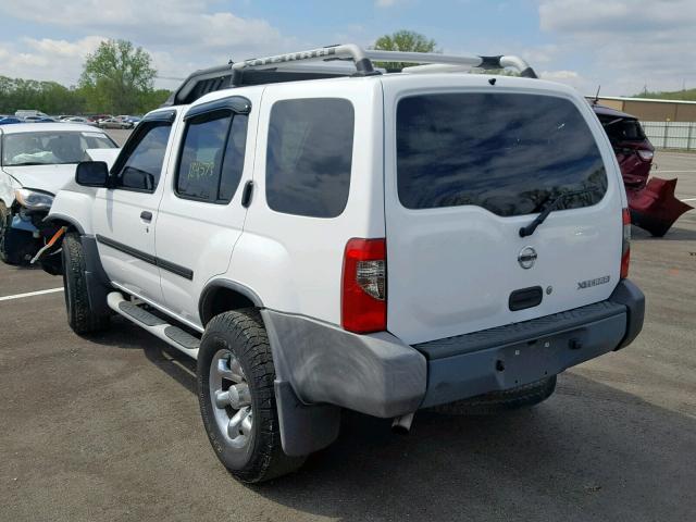 5N1ED28T54C637731 - 2004 NISSAN XTERRA XE WHITE photo 3