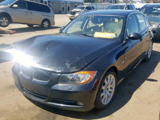 WBAVD33566KV63731 - 2006 BMW 330 XI BLACK photo 2