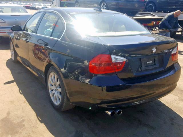 WBAVD33566KV63731 - 2006 BMW 330 XI BLACK photo 3