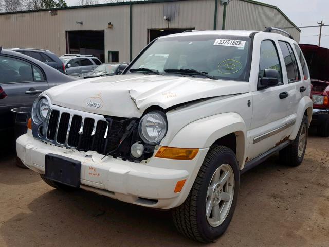 1J4GL58K06W266935 - 2006 JEEP LIBERTY LI WHITE photo 2