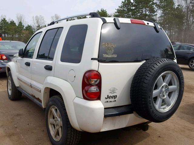 1J4GL58K06W266935 - 2006 JEEP LIBERTY LI WHITE photo 3