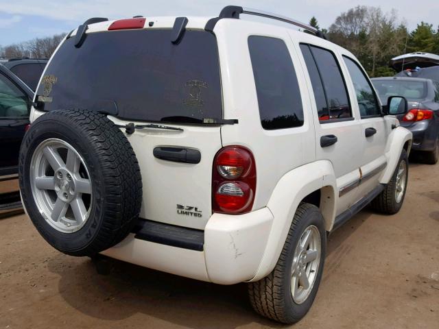 1J4GL58K06W266935 - 2006 JEEP LIBERTY LI WHITE photo 4