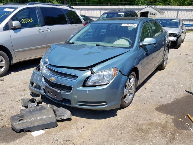 1G1ZH57B39F109804 - 2009 CHEVROLET MALIBU 1LT 青绿色 照片 2