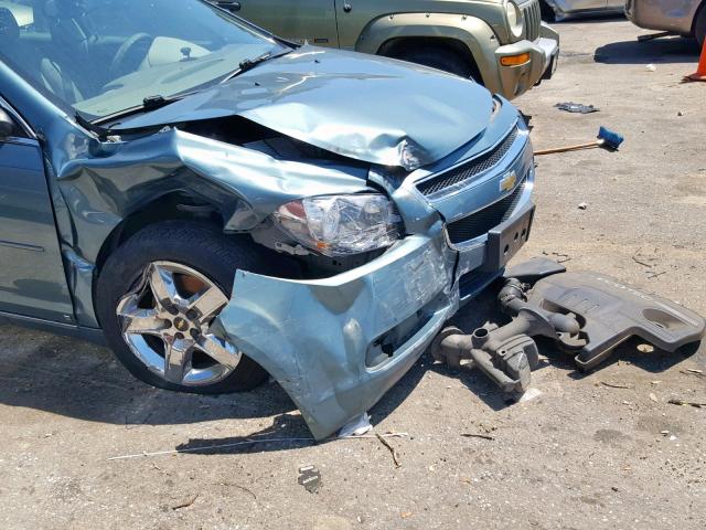 1G1ZH57B39F109804 - 2009 CHEVROLET MALIBU 1LT 青绿色 照片 9