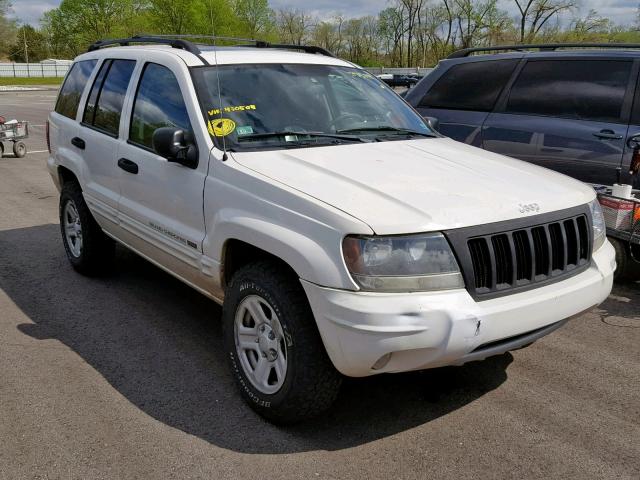 1J4GW48N44C430505 - 2004 JEEP GRAND CHER WHITE photo 1