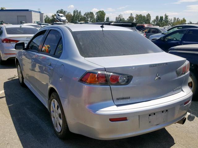 JA32U2FU4FU015166 - 2015 MITSUBISHI LANCER ES SILVER photo 3