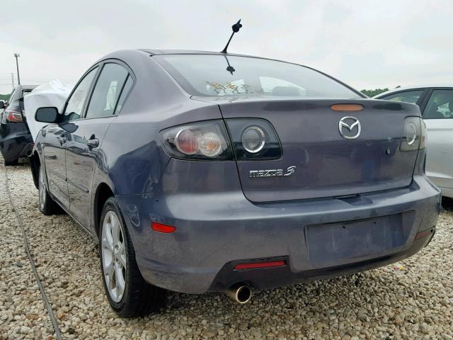 JM1BK32F991240709 - 2009 MAZDA 3 I GRAY photo 3