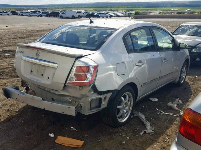 3N1AB6AP7BL725519 - 2011 NISSAN SENTRA 2.0 SILVER photo 4