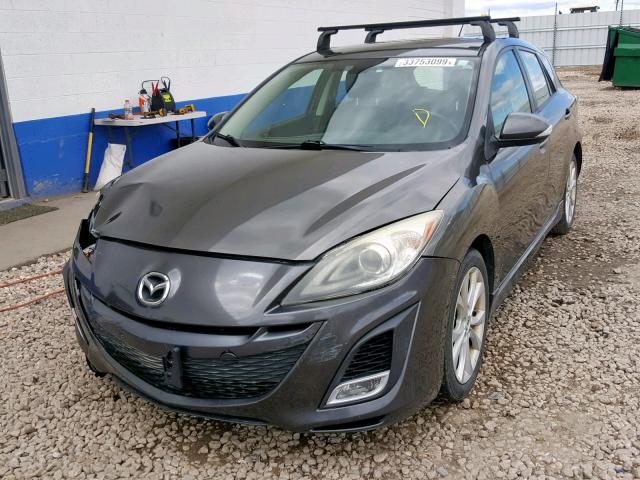 JM1BL1H65A1157226 - 2010 MAZDA 3 S CHARCOAL photo 2