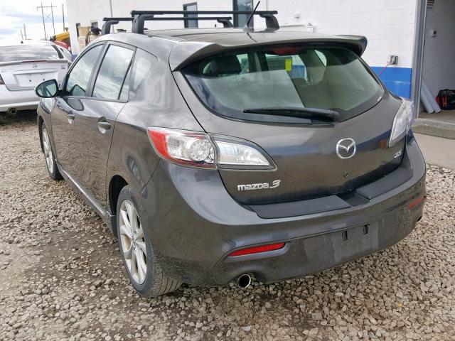 JM1BL1H65A1157226 - 2010 MAZDA 3 S CHARCOAL photo 3