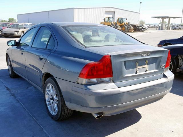 YV1RS53D522122187 - 2002 VOLVO S60 T5 GREEN photo 3