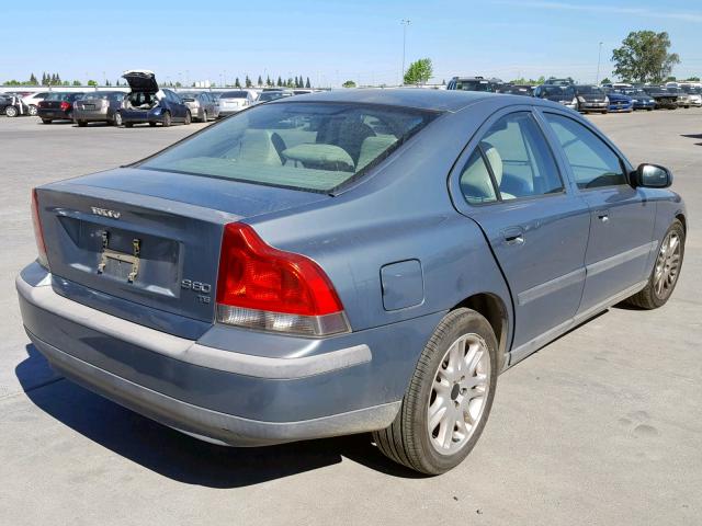 YV1RS53D522122187 - 2002 VOLVO S60 T5 GREEN photo 4