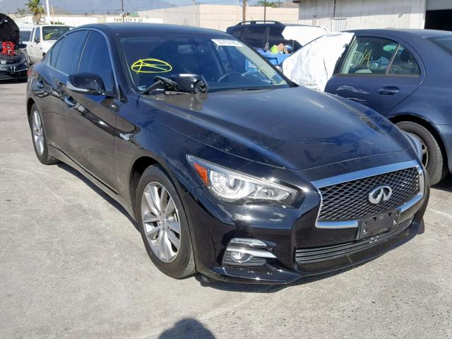 JN1AV7AP2FM790822 - 2015 INFINITI Q50 HYBRID BLACK photo 1