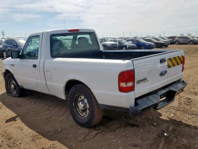 1FTYR10D78PB01945 - 2008 FORD RANGER WHITE photo 3