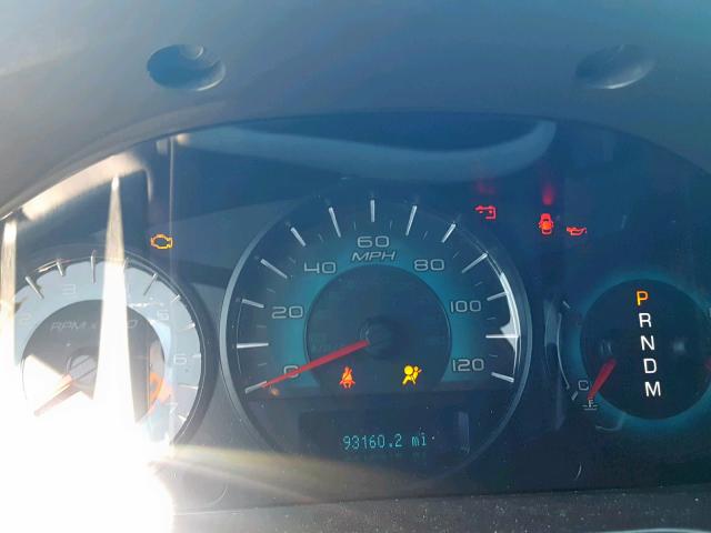 3FAHP0KC6AR313289 - 2010 FORD FUSION SPO BLUE photo 8