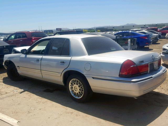 2MEFM74W9WX638150 - 1998 MERCURY GRAND MARQ SILVER photo 3