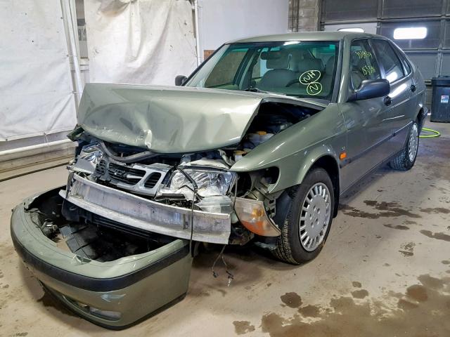 YS3DF58NXX2084171 - 1999 SAAB 9-3 SE GREEN photo 2