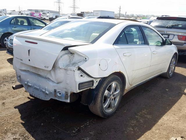 1G2ZH528454112546 - 2005 PONTIAC G6 GT WHITE photo 4