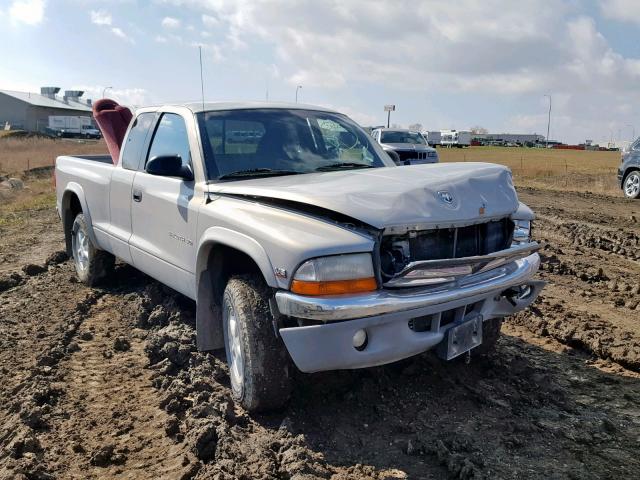 1B7GG22X4WS535572 - 1998 DODGE DAKOTA SILVER photo 1