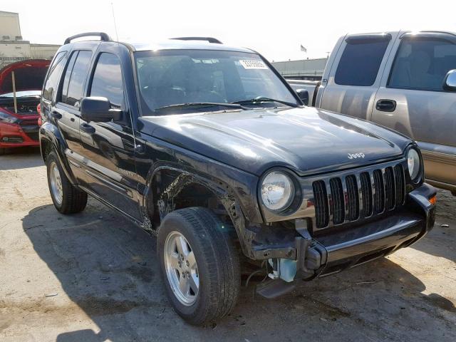 1J4GK58K94W324654 - 2004 JEEP LIBERTY LI BLACK photo 1