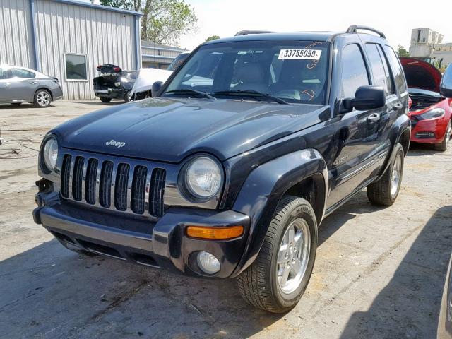 1J4GK58K94W324654 - 2004 JEEP LIBERTY LI BLACK photo 2