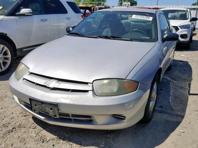 1G1JF12F847150714 - 2004 CHEVROLET CAVALIER L SILVER photo 2