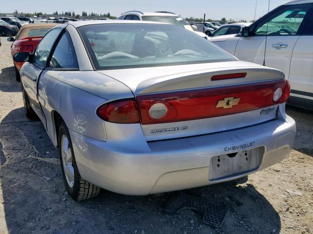 1G1JF12F847150714 - 2004 CHEVROLET CAVALIER L SILVER photo 3