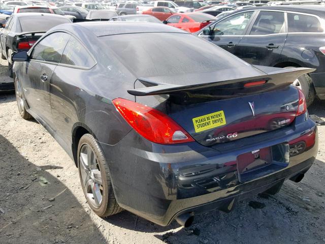 1G2ZM177694122988 - 2009 PONTIAC G6 GXP BLACK photo 3