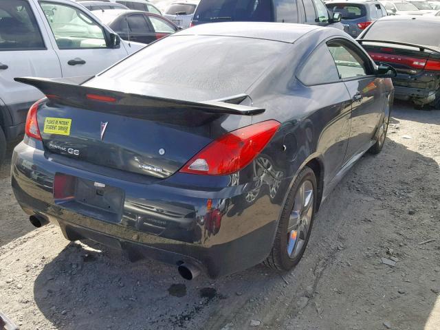 1G2ZM177694122988 - 2009 PONTIAC G6 GXP BLACK photo 4