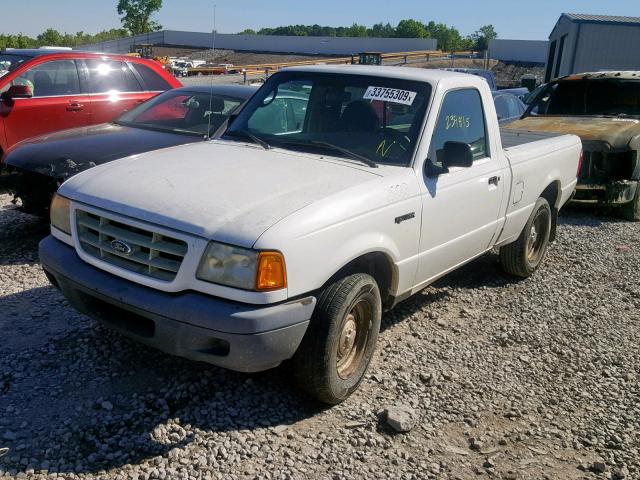 1FTYR10DX3PA98841 - 2003 FORD RANGER WHITE photo 2