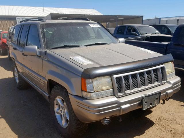 1J4GZ88ZXWC121139 - 1998 JEEP GRAND CHER SILVER photo 1