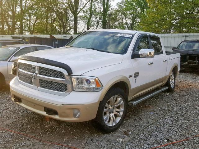 1C6RR7PT5GS100476 - 2016 RAM 1500 LONGH WHITE photo 2