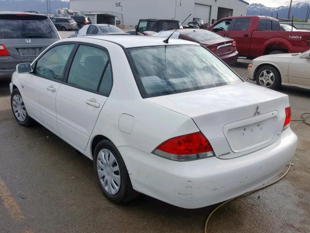 JA3AJ26E66U006319 - 2006 MITSUBISHI LANCER ES WHITE photo 3