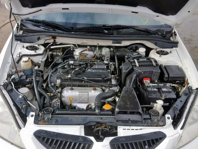 JA3AJ26E66U006319 - 2006 MITSUBISHI LANCER ES WHITE photo 7