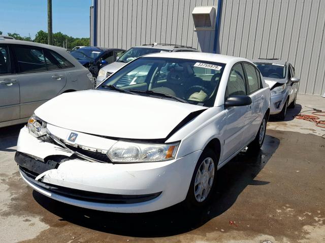 1G8AJ52F53Z195135 - 2003 SATURN ION LEVEL WHITE photo 2