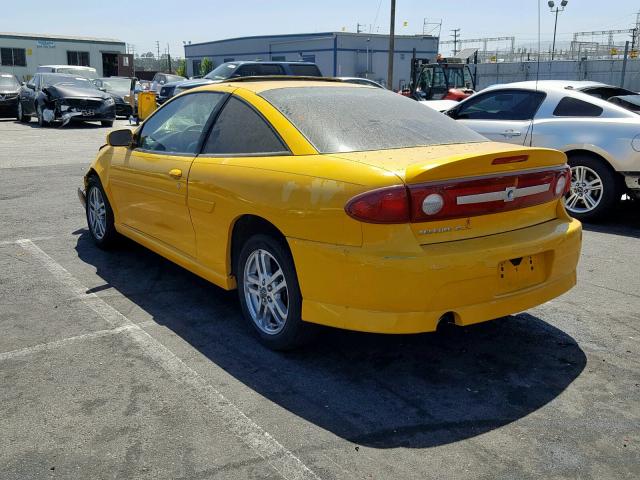 1G1JH12F937176019 - 2003 CHEVROLET CAVALIER L YELLOW photo 3