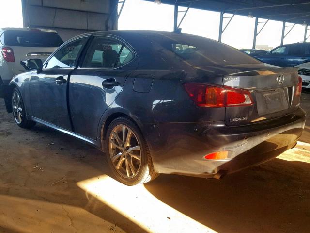 JTHBK262795091032 - 2009 LEXUS IS 250 CHARCOAL photo 3