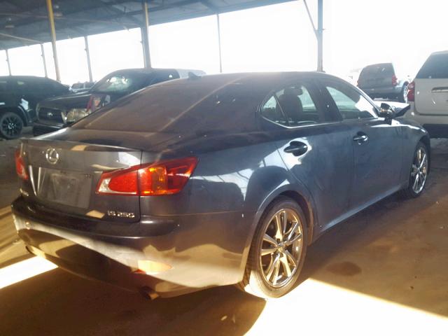 JTHBK262795091032 - 2009 LEXUS IS 250 CHARCOAL photo 4