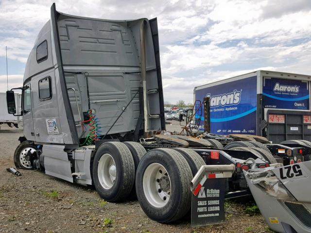 4V4NC9EH1JN894308 - 2018 VOLVO VN VNL GRAY photo 3