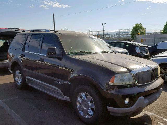 5LMEU68H03ZJ20803 - 2003 LINCOLN AVIATOR შავი ფოტო 1