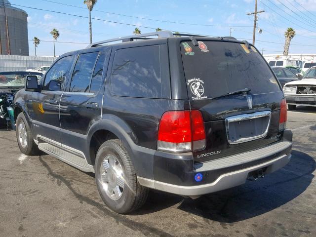 5LMEU68H03ZJ20803 - 2003 LINCOLN AVIATOR შავი ფოტო 3