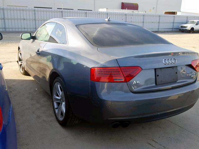 WAULFAFR6EA040914 - 2014 AUDI A5 PREMIUM GRAY photo 3